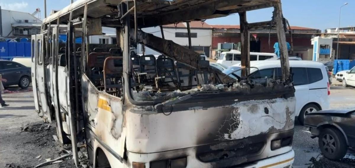 Hurda Minibüste 16 Yaşındaki Gencin Öldüğü Yangın Kamerada