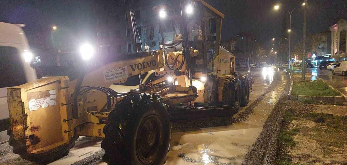 Kahramanmaraş’ta Şiddetli Yağışa Karşı Seferberlik