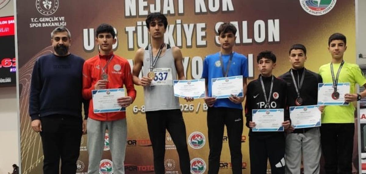 Kahtalı Atlet Mustafa Yavaş Türkiye Şampiyonu Oldu