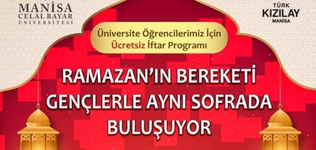 Kızılay’dan Üniversitelilere Ramazan Sofrası