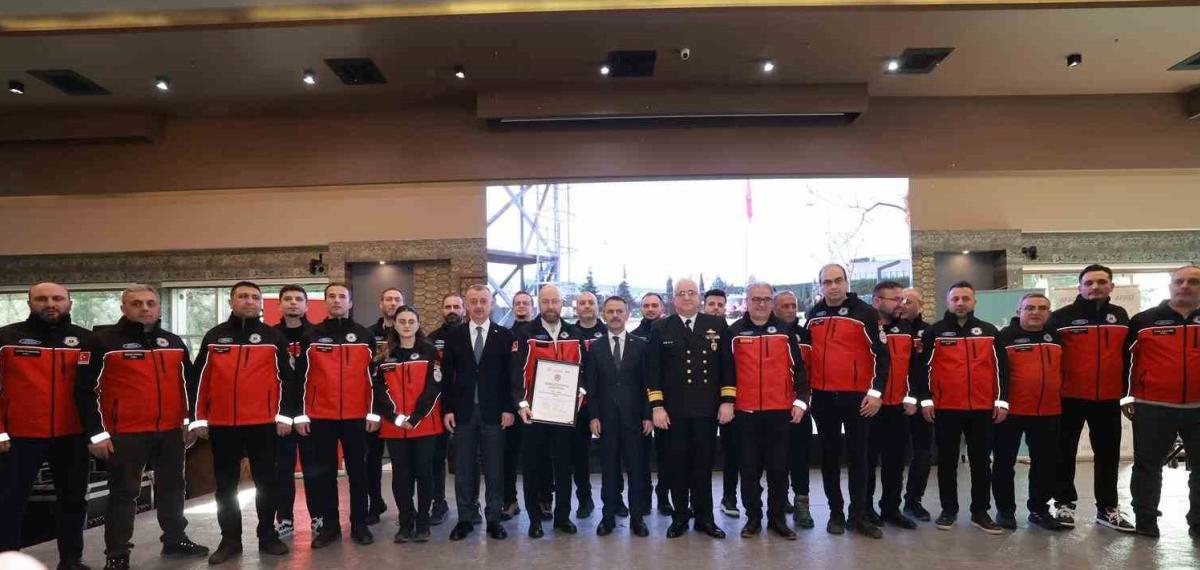 Kocaeli’nin Arama Kurtarma Gücüne Akreditasyon Tescili