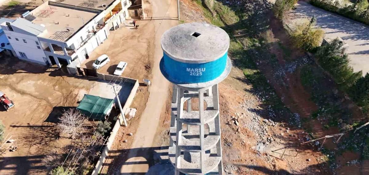Marsu 37 Yıllık Ayaklı Su Deposunun Yerine Yenisini İnşa Etti