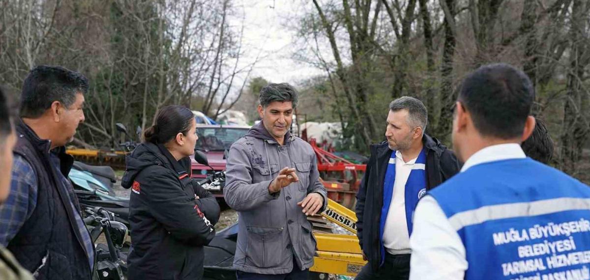 Muğla Büyükşehir’den Köyceğiz’de Sel Sonrası Üreticiye Destek