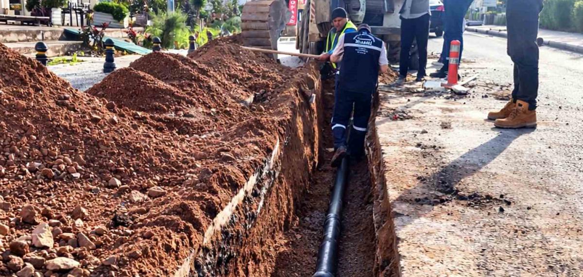 Muski’den Bodrum Yalıkavak’ta İçme Suyu Hat Yenileme Çalışması