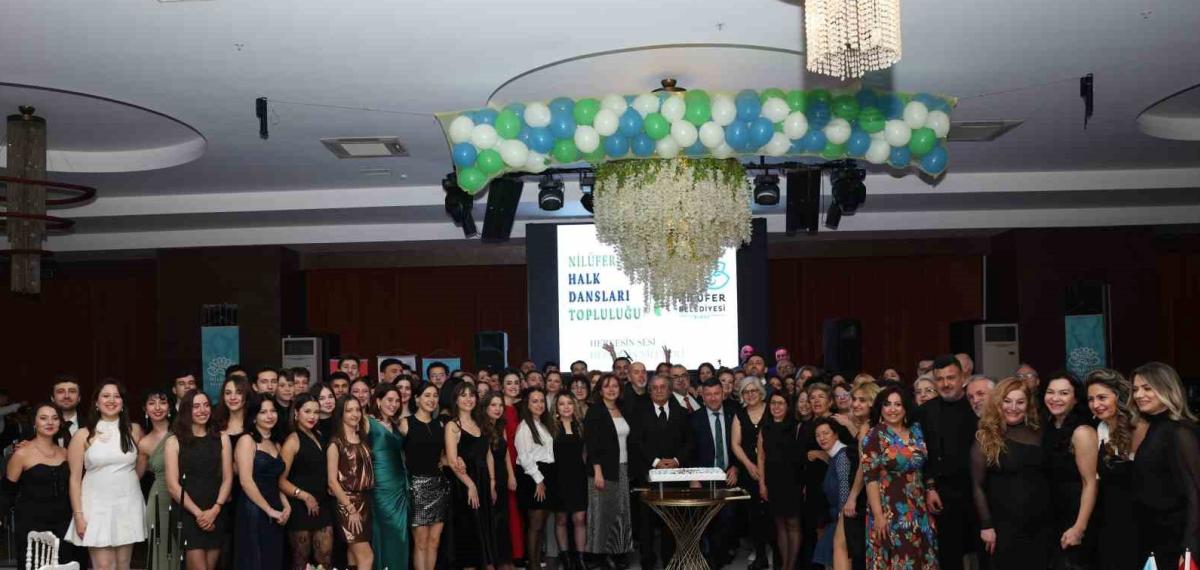 Nilüfer Halk Dansları Topluluğu’ndan 25’inci Yıla Özel Kutlama