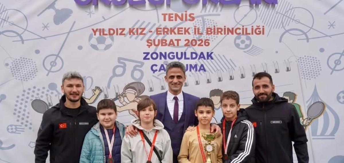 Okul Sporları Tenis Müsabakaları Çaycuma’da Tamamlandı