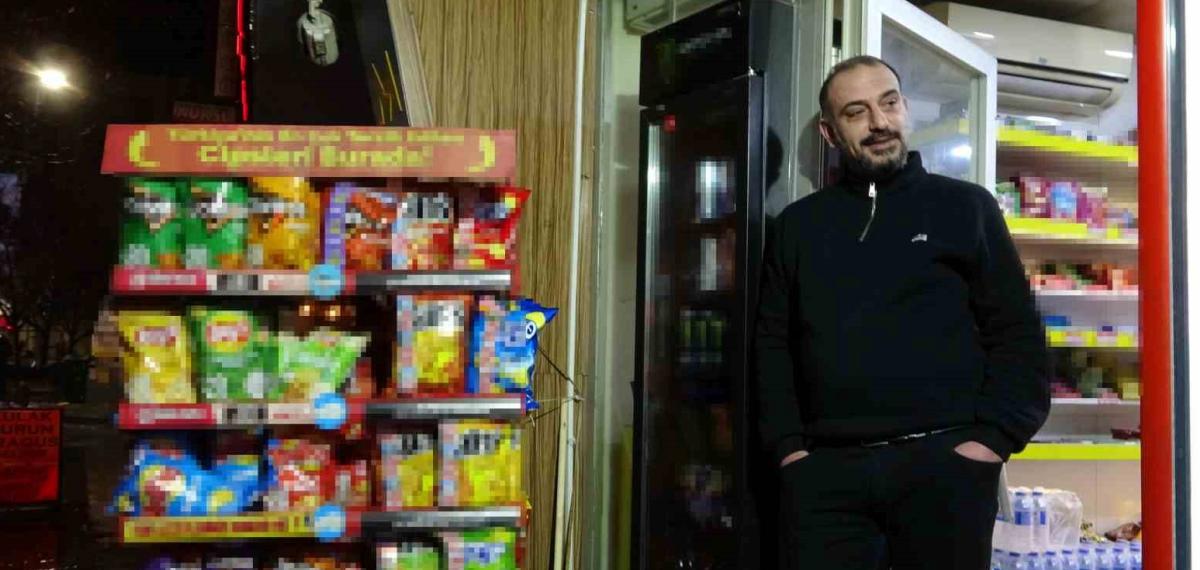 Ölümle Burun Buruna Gelen Esnaf Saniyelerle Kurtuldu