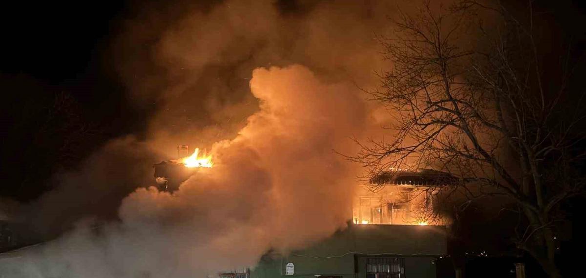 Ordu’da Ambarda Çıkan Yangın Marangoz Atölyesi ve Ahırı Küle Çevirdi