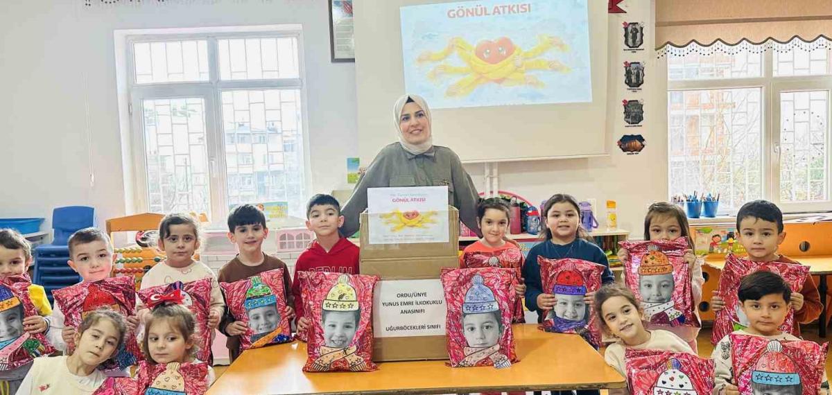 Ordu’da Minikler, Ördükleri Atkıları Hatay’daki Depremzede Akranlarına Gönderdi