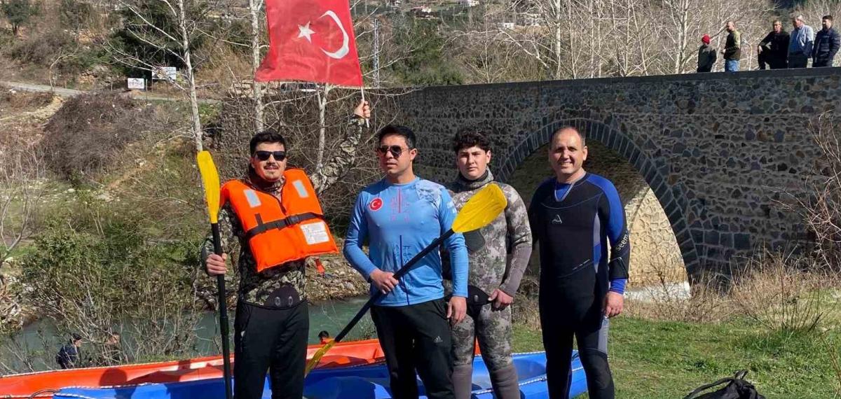 Osmaniye’de Yağış Sonrası Sabun Çayı’nda Rafting Heyecanı