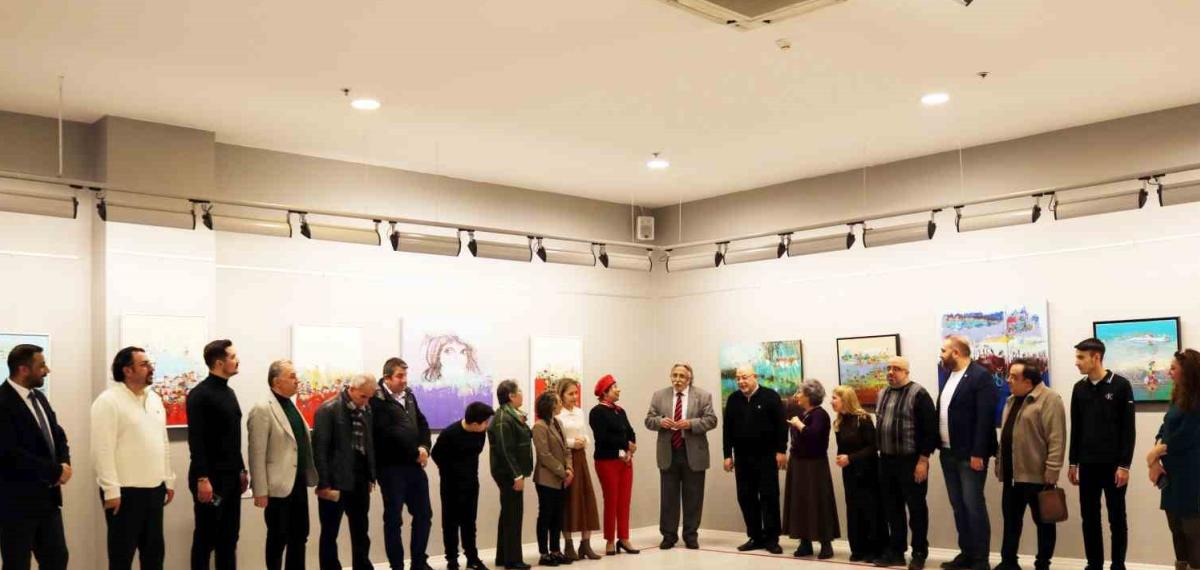 Ressam Hatice Aydoğan Sanko Sanat Galerisi’nde Sergi Açtı