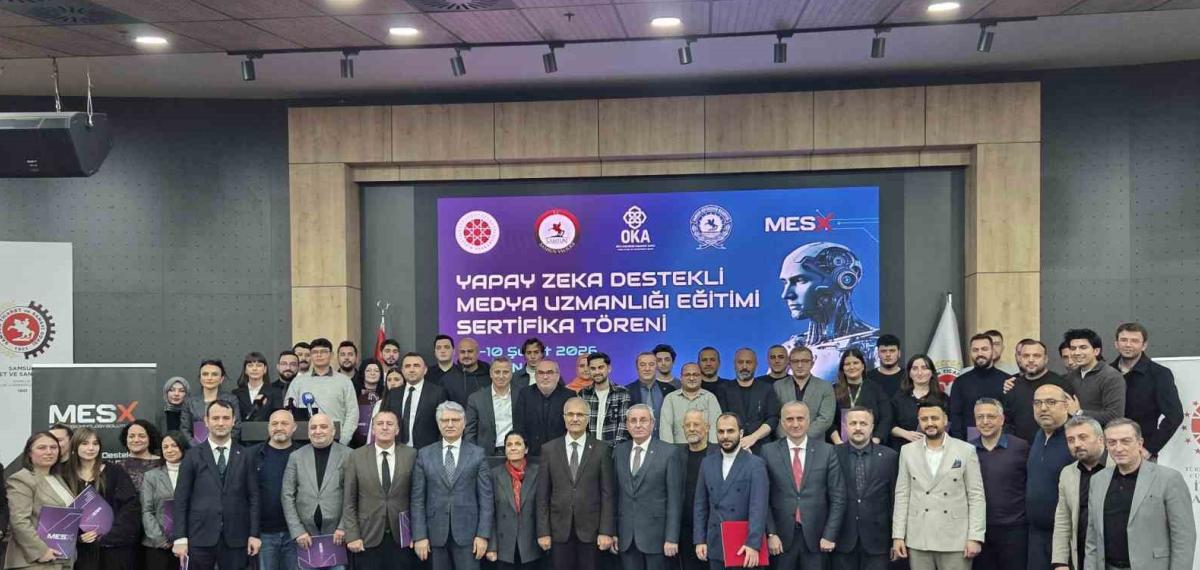 Samsun’da Yapay Zeka Destekli Medya Uzmanlığı Eğitimi Sona Erdi