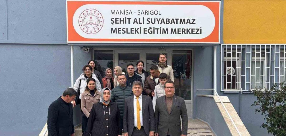 Sarıgöl’de Meslek Lisesine Destek