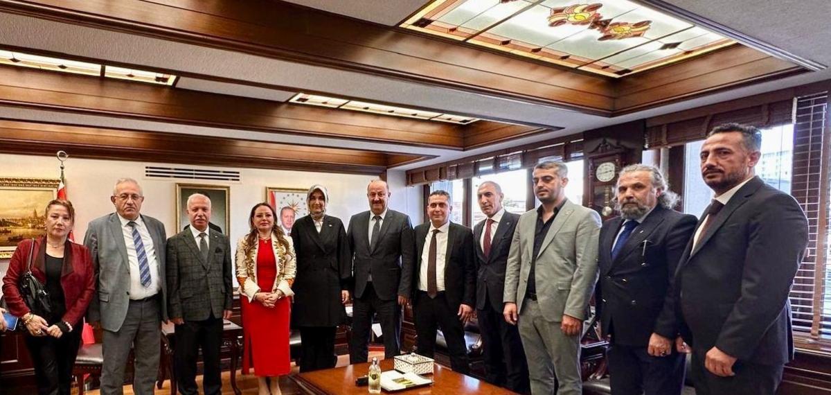 Satkof ve Ustkon’dan Bakan Yardımcısı Yiğitbaşı’na Ziyaret
