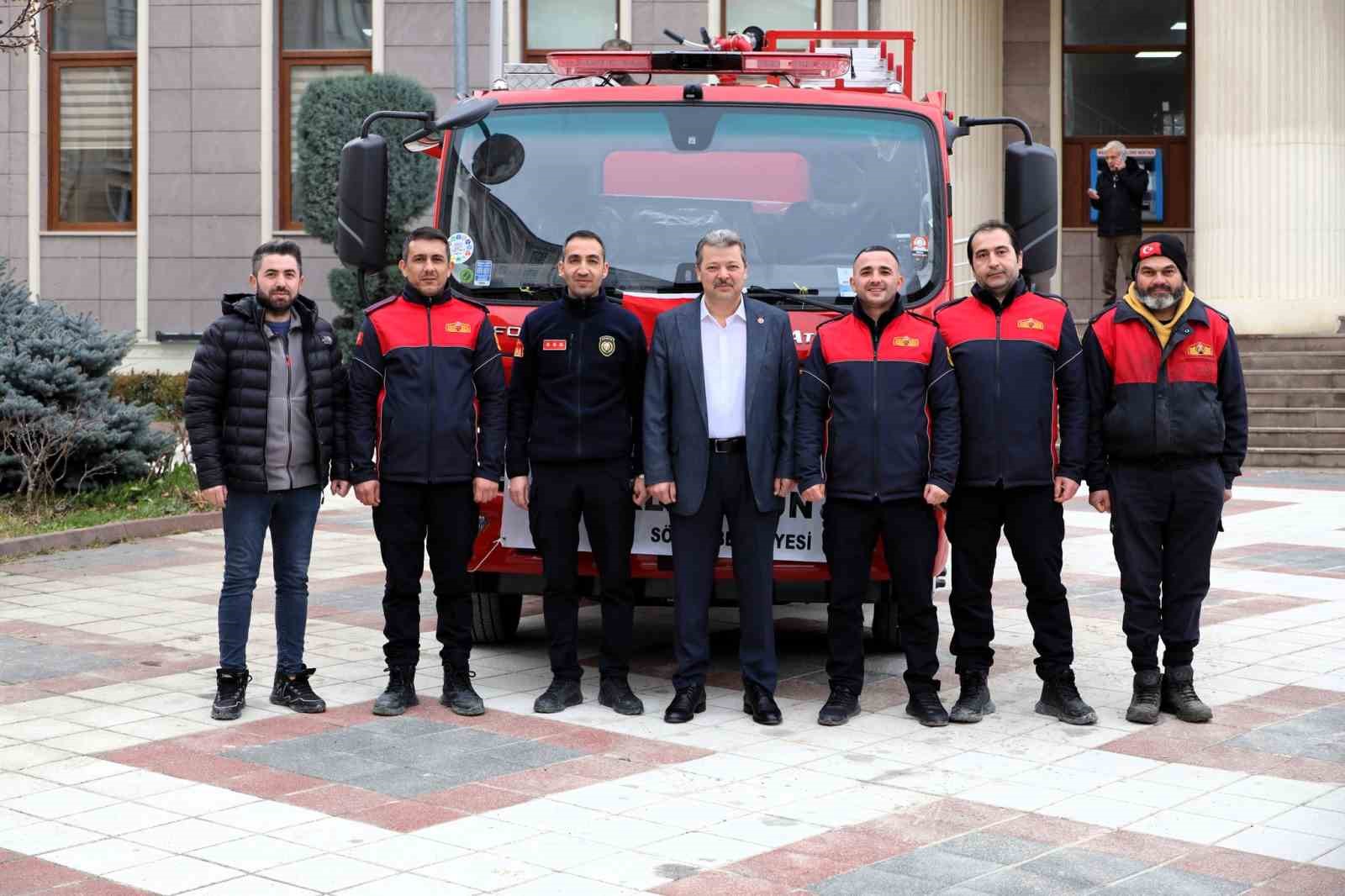 Söğüt Belediyesi Araç Filosuna Yeni İtfaiye Aracı Kazandırıldı