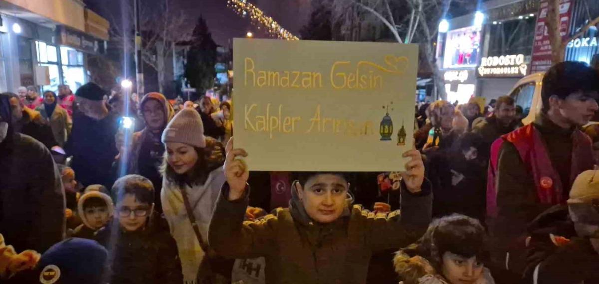 Tekirdağ’da ’Hoşgeldin Ramazan’ Yürüyüşü