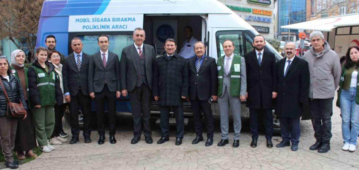 Tekirdağ’da Mobil Sigara Bırakma Aracı Hizmete Girdi