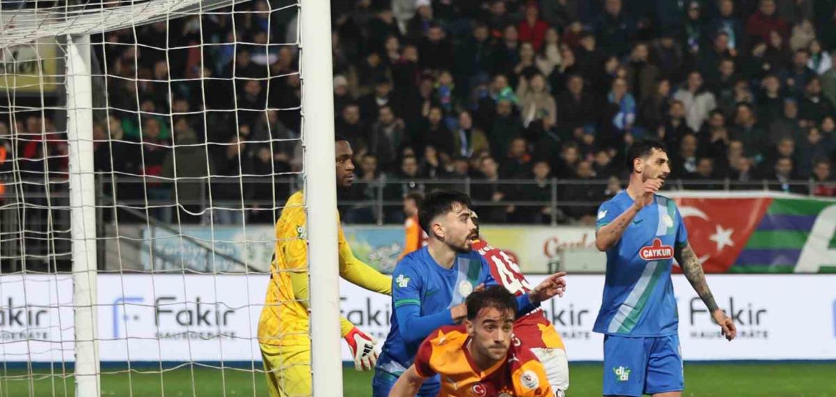 Trendyol Süper Lig: Çaykur Rizespor: 0 – Galatasaray: 3 (Maç Sonucu)