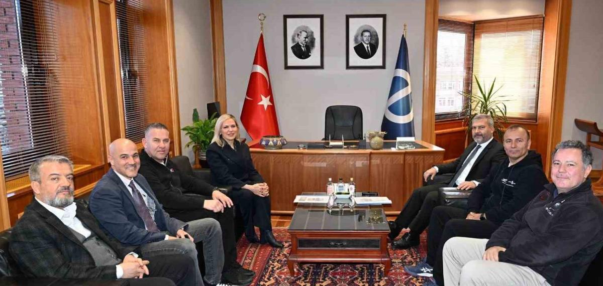 Ttf Başkanı Müderrisgil, Rektör Adıgüzel’i Ziyaret Etti