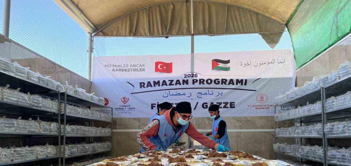 Vakıflar Genel Müdürlüğü Gazze’de: Günlük 20 Bin Kişilik İftar Desteği
