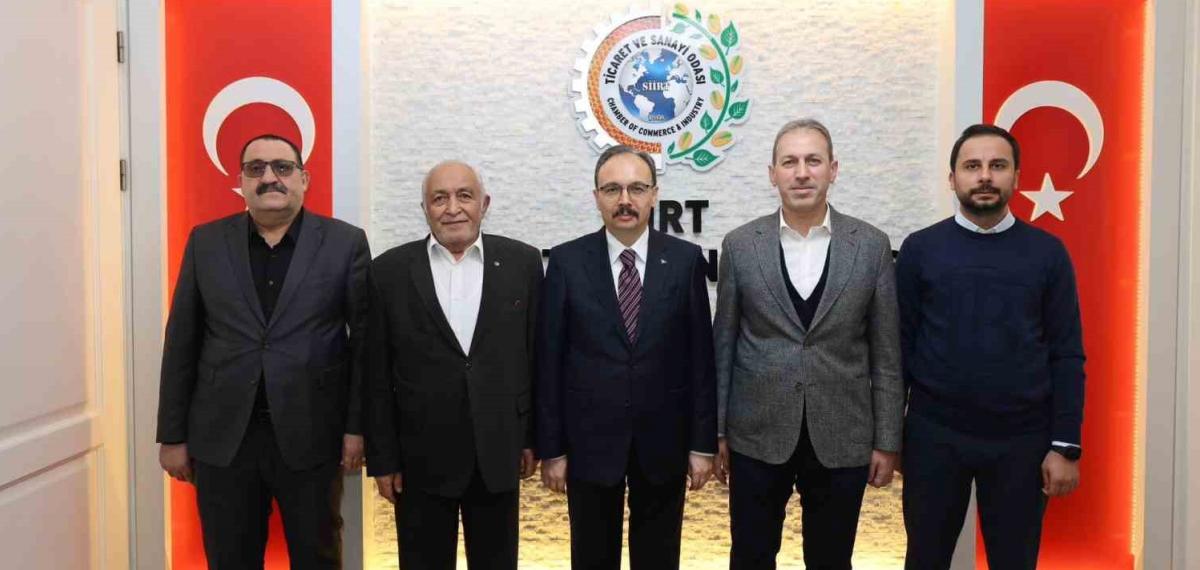 Vali Kızılkaya Siirt Tso Başkan Vekiliyle Görüştü