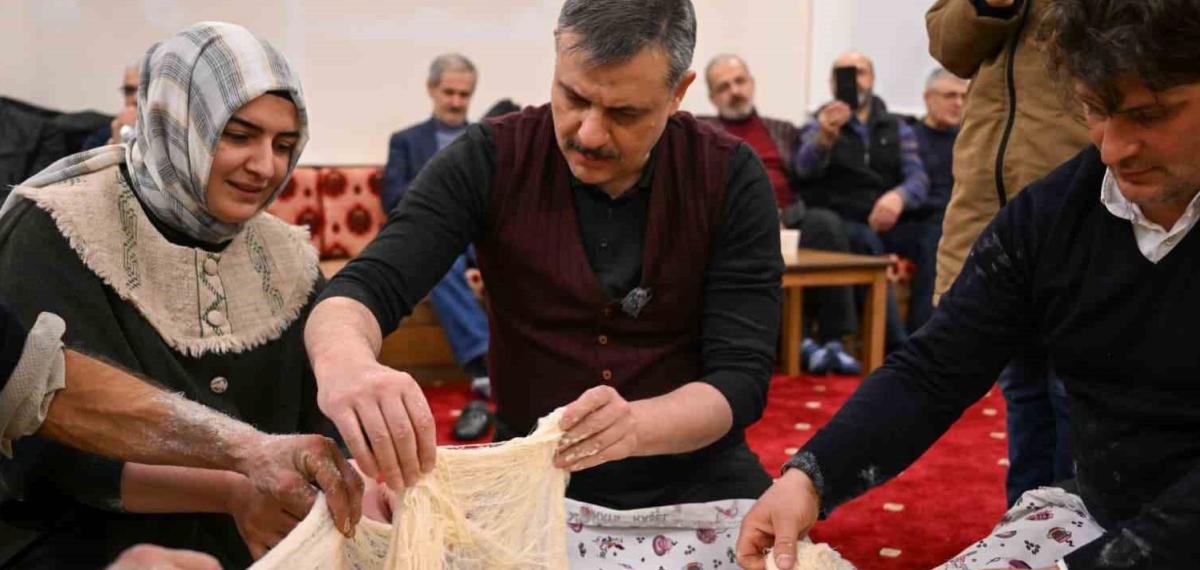 Vali Mustafa Çiftçi, Yazıpınar Köyünde Tel Helvası Geleneğine Katıldı