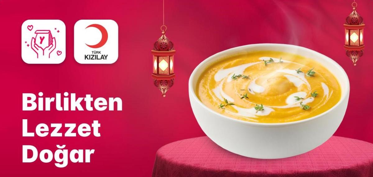 Yemeksepeti ve Kızılay’ın “Birlikten Lezzet Doğar” Projesi Devam Ediyor