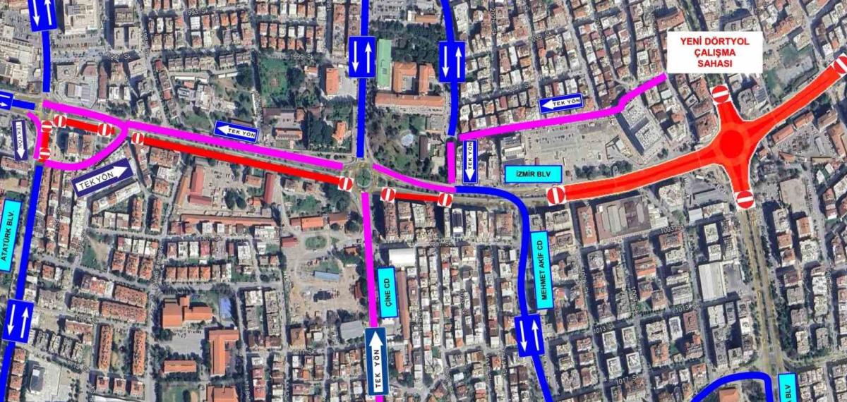 Yeni Dörtyol Köprülü Kavşağı Projesi’nde Çalışmalar Başlıyor