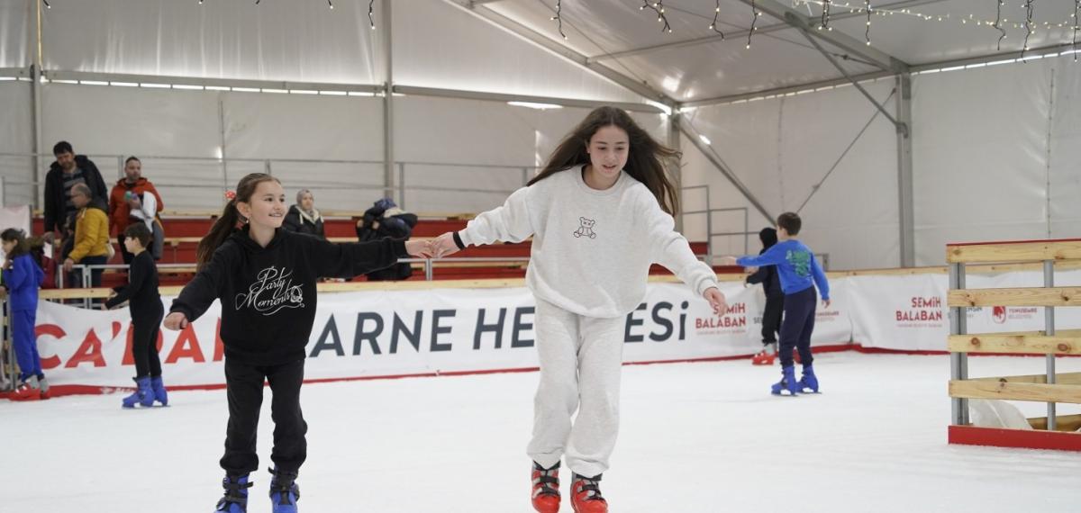 Yunusemre’de 7-17 Yaş Arası Çocuklara Ücretsiz Buz Pateni Fırsatı