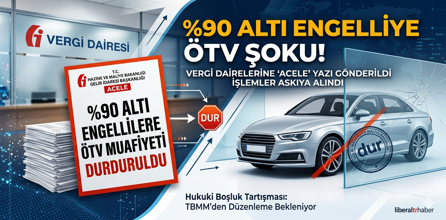 Yüzde 90 Altı Engellilere ÖTV Muafiyeti Durduruldu: Vergi Dairelerine “Acele” Yazı Gönderildi