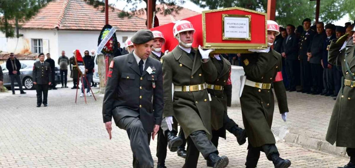 Alaşehirli Kıbrıs Gazisi Son Yolculuğuna Uğurlandı