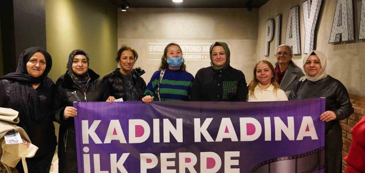 Atakum’da Kırsaldan Merkeze 150 Kadın Sinema ile Buluştu