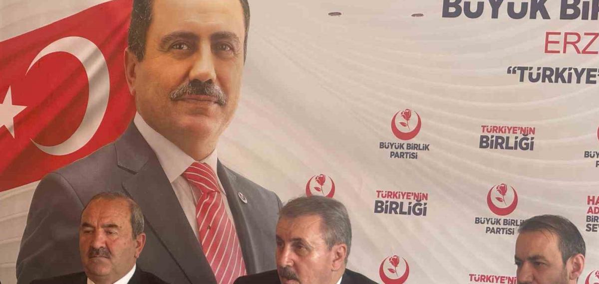 BBP Genel Başkanı Destici; “Antalya ile Erzurum’a Doğal Gazın Aynı Fiyatta Verilmesini Doğru Bulmuyoruz”