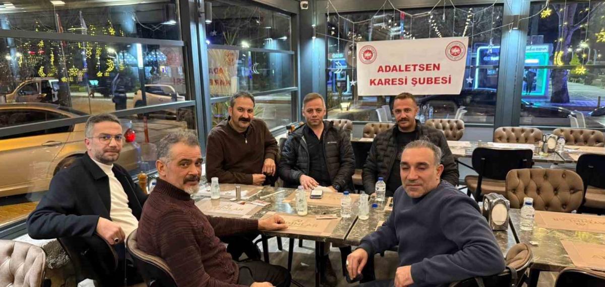 Burhaniye’de Adalet Sen Üyelerine İftar Verdi
