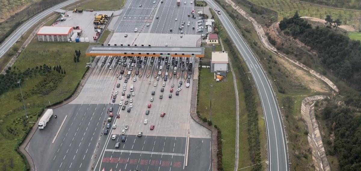 Bursa’da Bayram Trafiiğine Helikopterli Denetim