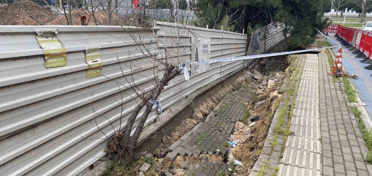 Bursa’da Hafriyat Çalışmasında Yola Zarar Verdiler