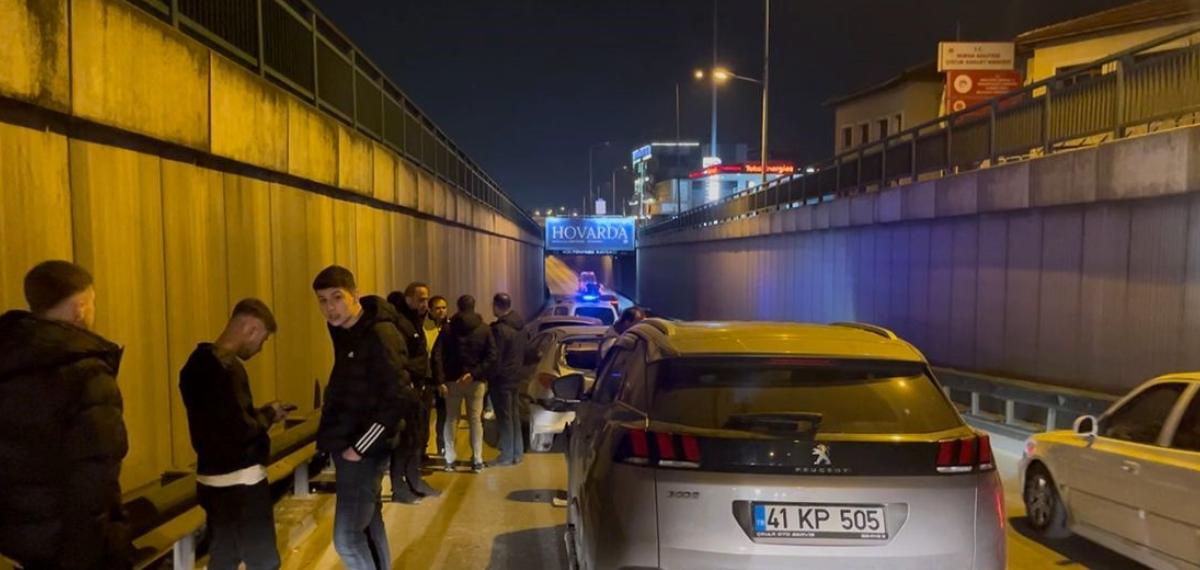 Bursa’da Zincirleme Trafik Kazası Sonrası Kavga Çıktı