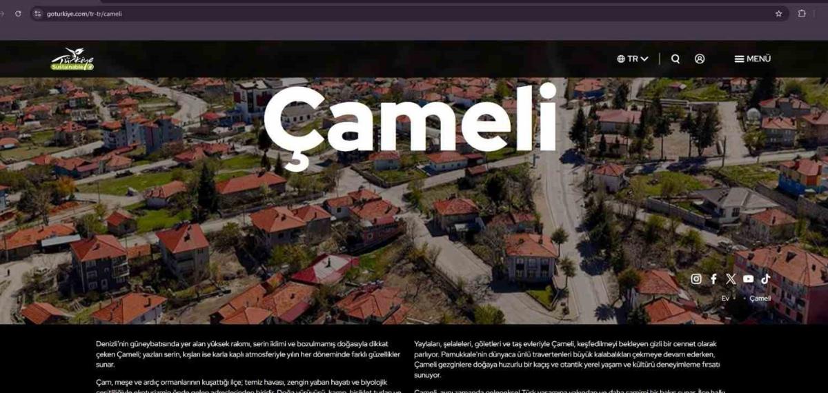Çameli’nin Doğal Güzellikleri Gotürkiye Platformuna Resmen Girdi
