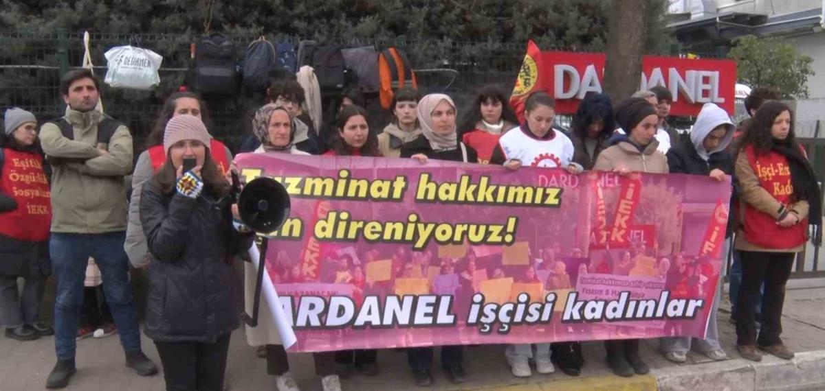 Dardanel İşçileri Eylemlerin 9’uncu Gününde: “Sermayeleri Soframızdan Çaldıkları Ekmekle Büyüyor”