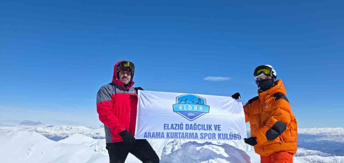 Elazığ’da Dağcılık Tarihine Geçen Tırmanış: 15 Yaşındaki Sporcu Akdağ Zirvesine Çıktı