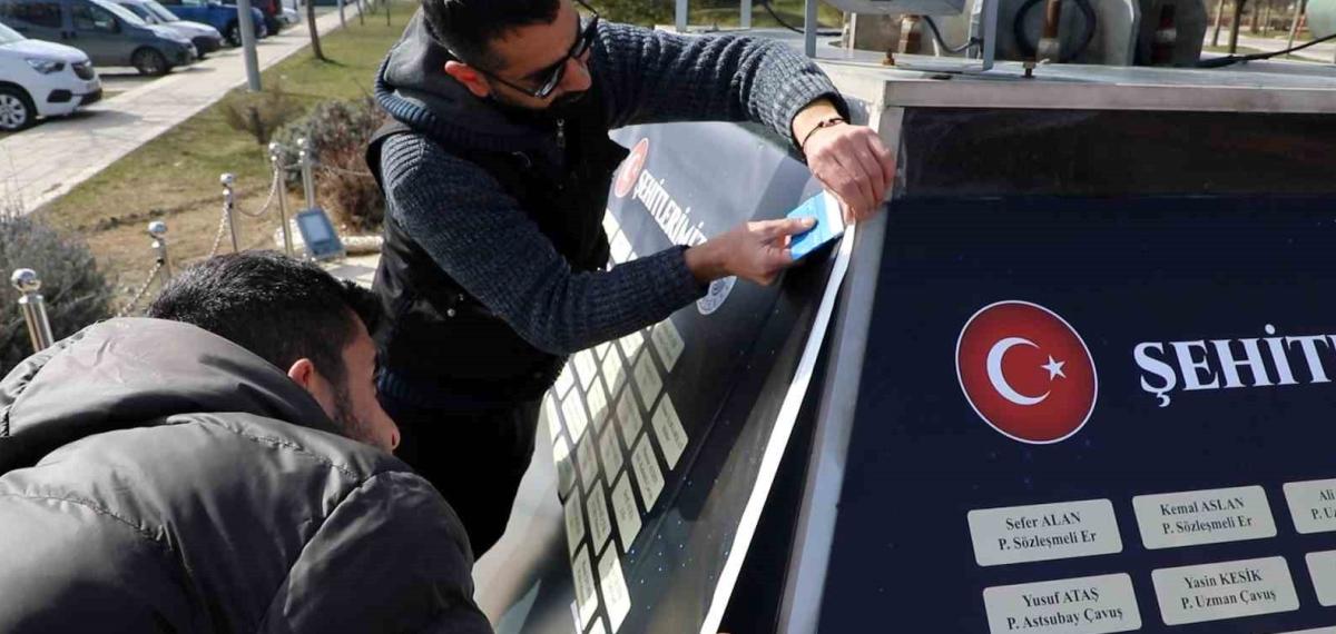 Elazığ’da Şehitler Anıtı Restore Edildi