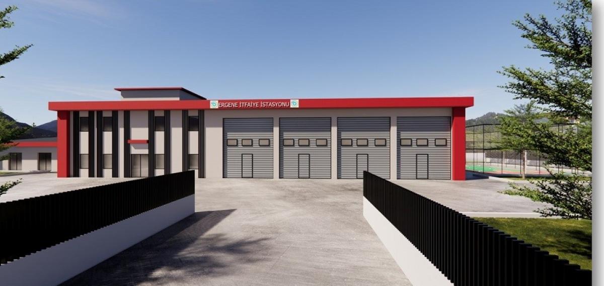 Ergene’ye 8 Araç Kapasiteli İtfaiye İstasyonu