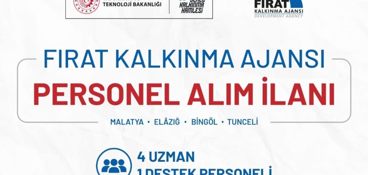 Fırat Kalkınma Ajansı Personel Alımı Başvuruları Başladı