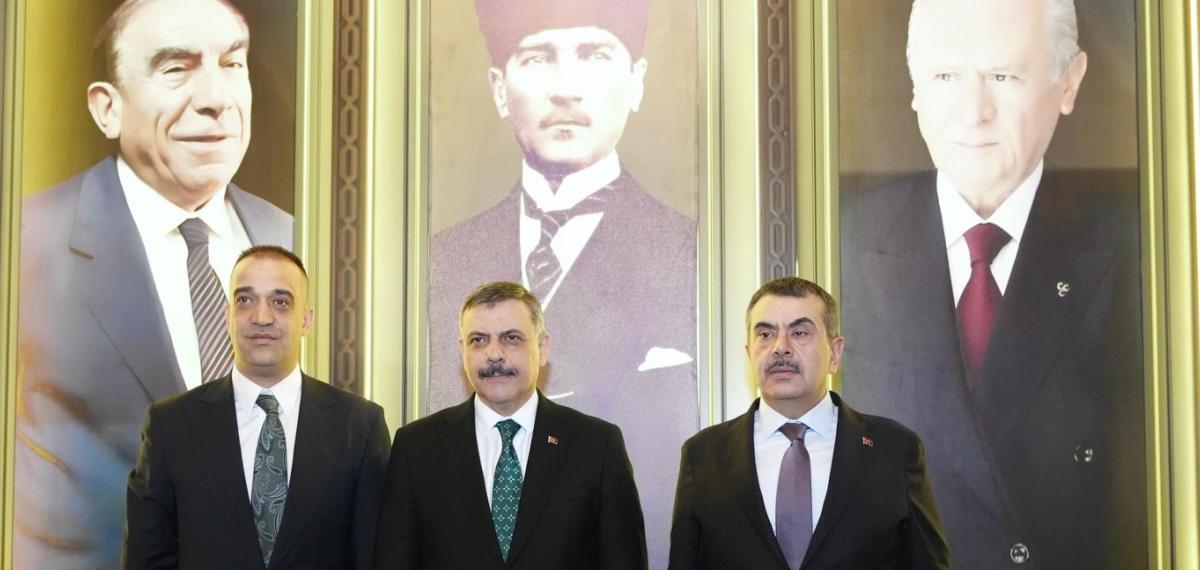 İçişleri Bakanı Çiftçi ve Milli Eğitim Bakanı Tekin’den MHP’ye Ziyaret