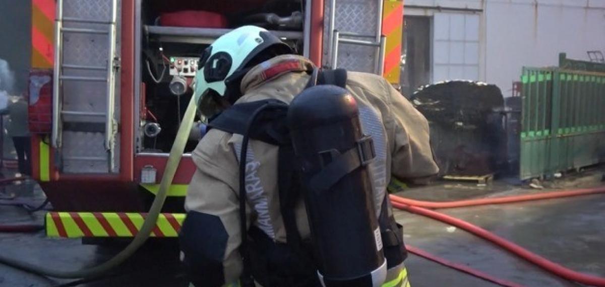 Kahramanmaraş’ta Yangına Müdahale Eden İtfaiye Eri Darbedildi