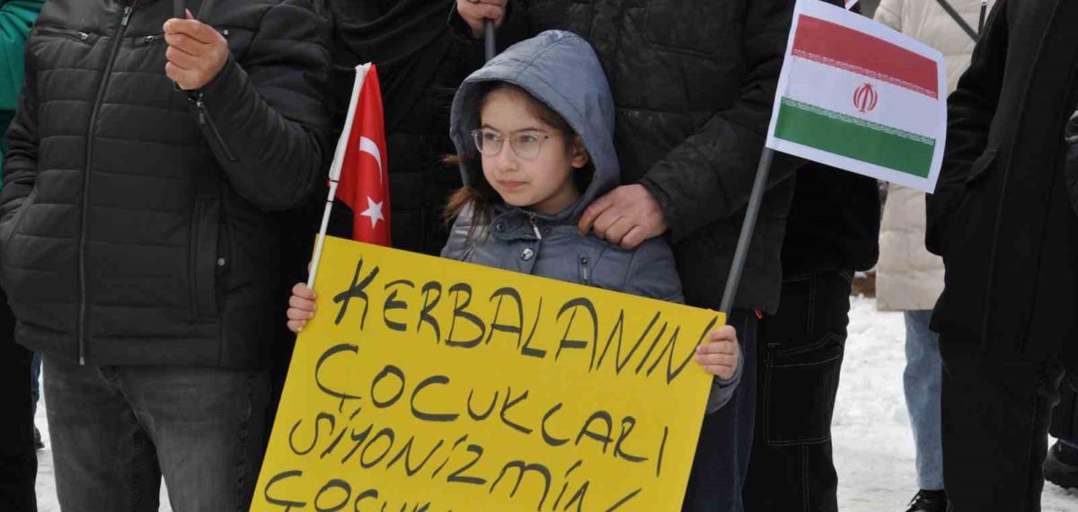 Kars’ta Caferiler İran’a Düzenlenen Saldırıları Kınadı