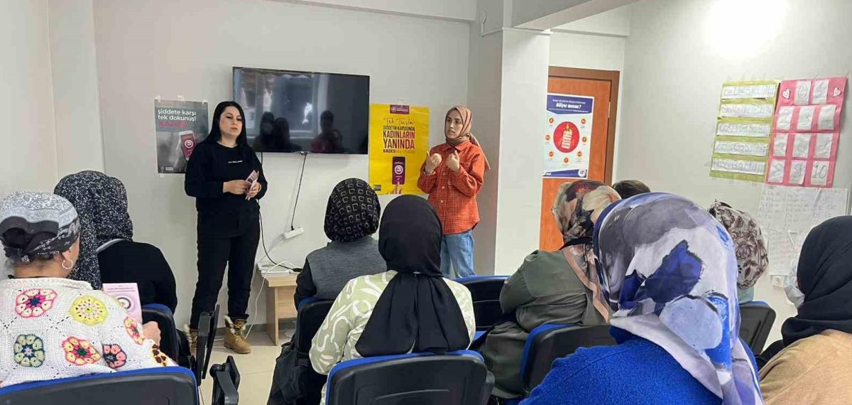 Kars’ta Kadına Yönelik Şiddetle Mücadele İçin Bilgilendirme Çalışması