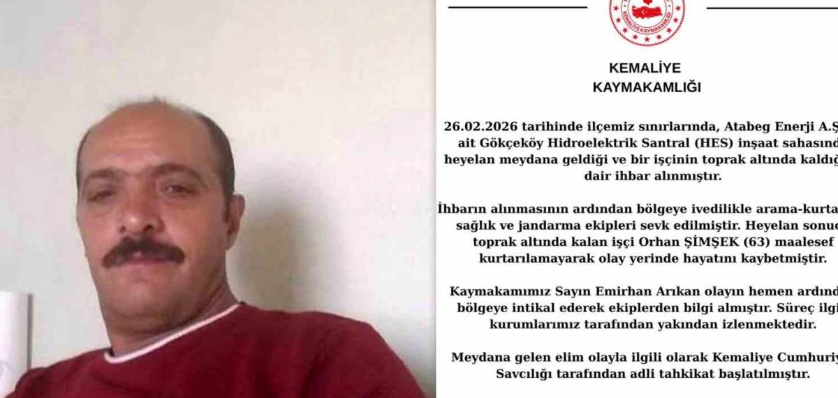 Kemaliye Kaymakamlığı, 4 Gün Sonra Açıklama Yaptı