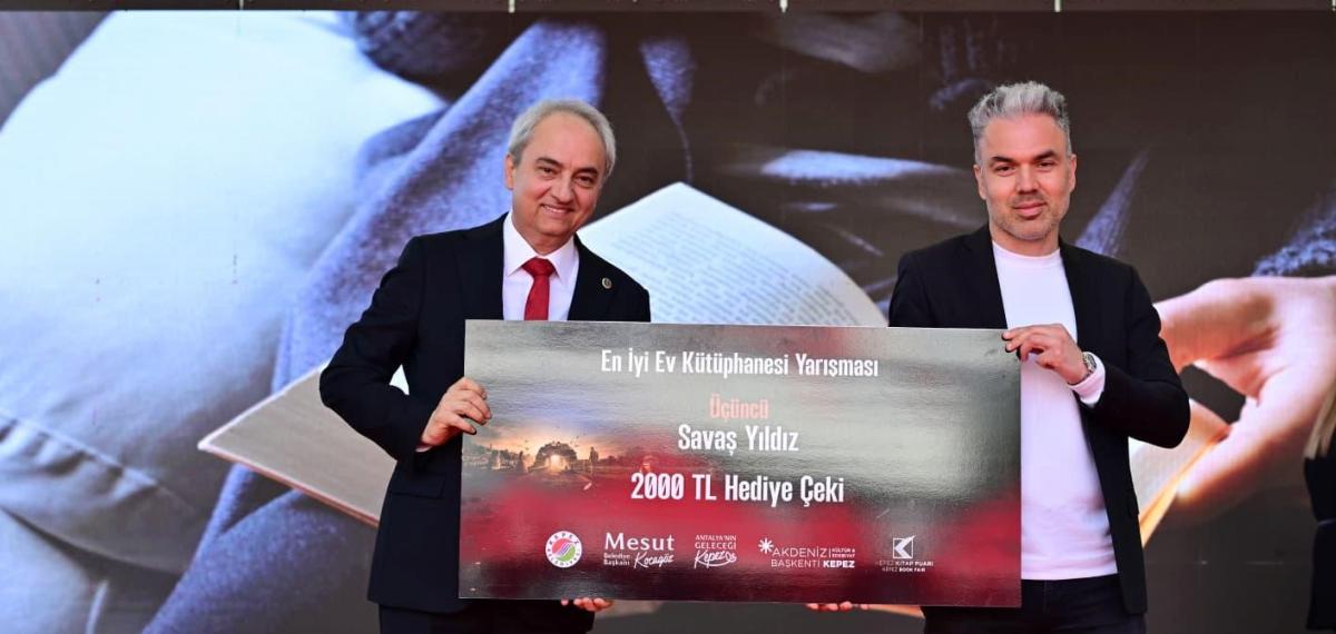 Kepez’de Antalya’nın En İyi Ev Kütüphaneleri Ödüllendirildi