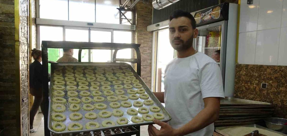 Kilis’te Bayram Öncesi Kahke Üretimi Hızlandı